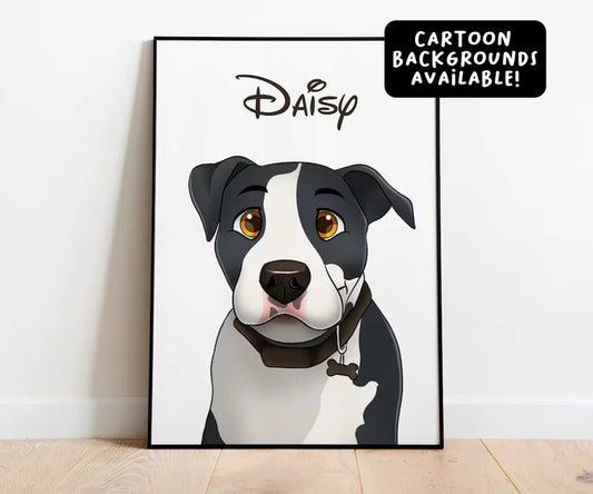 DISNEY & PIXAR-STYLE PET PORTRAITS (PRINT ONLY VERSION)