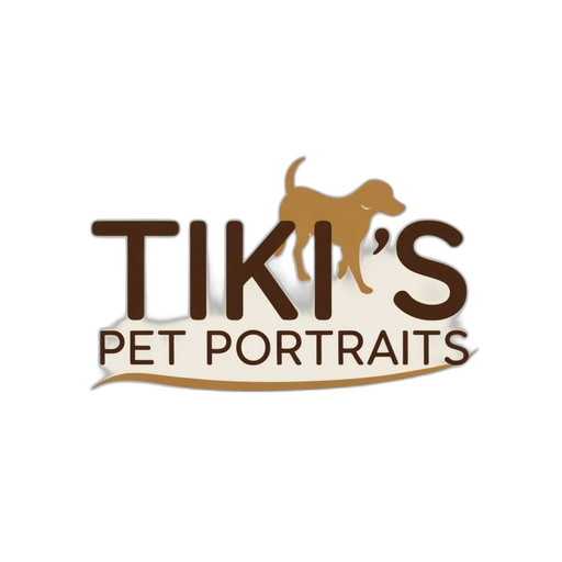 Tiki's Pet Portraits Logo